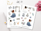 Preview: Girls Wedding Sticker Set